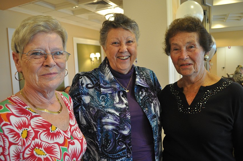 Lynne Finnegan, Yvonne Pedersen and Edie Phillips