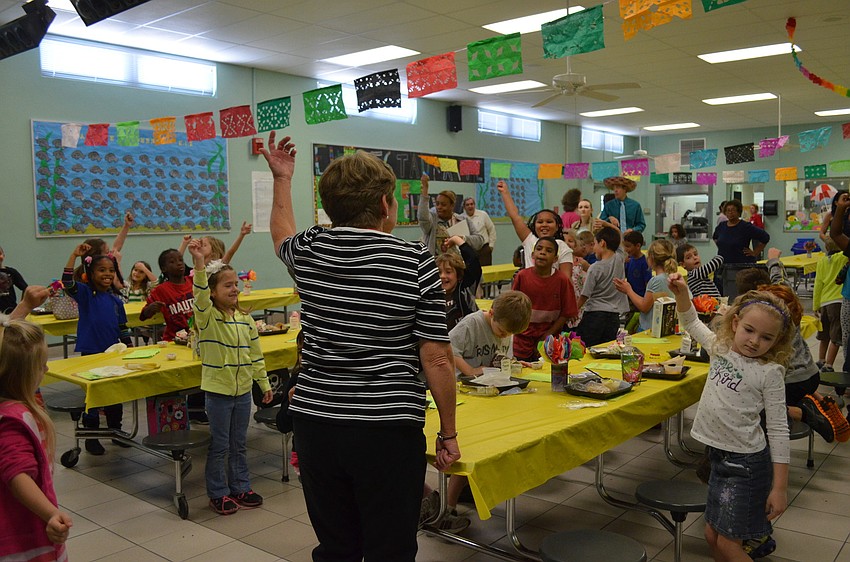 Beverly Boardman teaches the classes in Mexican dance moves.