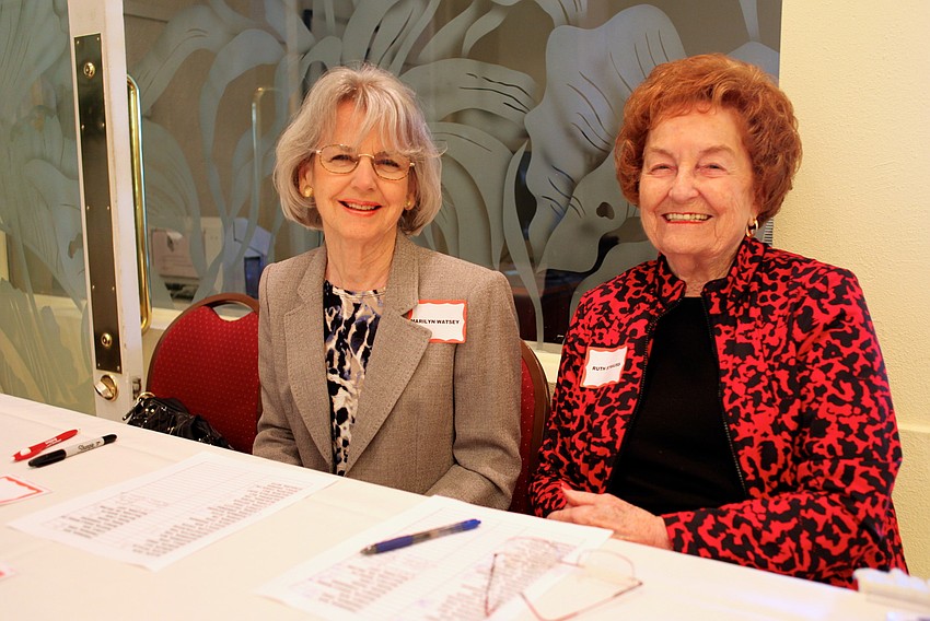 Marilyn Watsey and Ruth Strauss