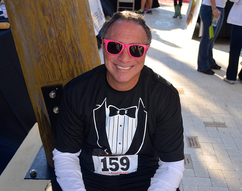 Melton Little enjoys a quick break.