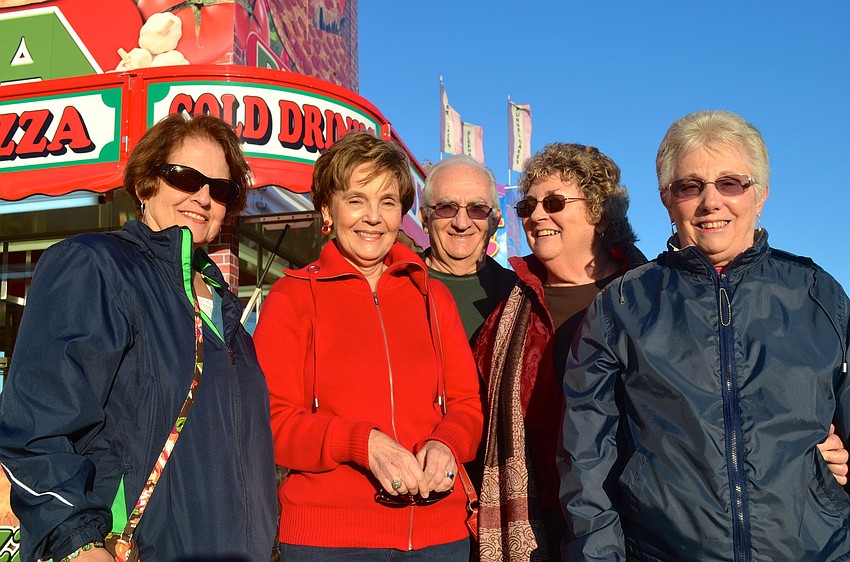 Annette Smolinski, Carol Lafortune, Richard Del Padre, Anna Previte and Joann Del Padre.