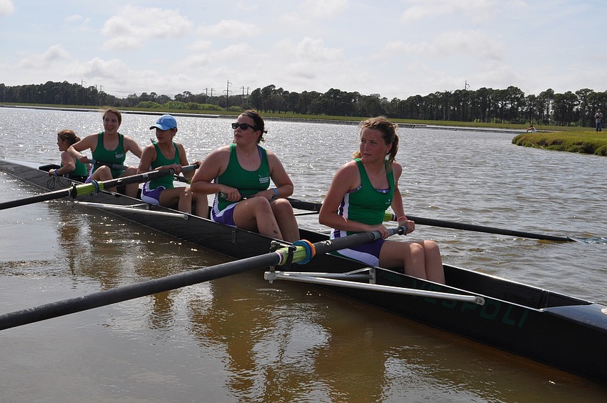 Sarasota Scullers push off.