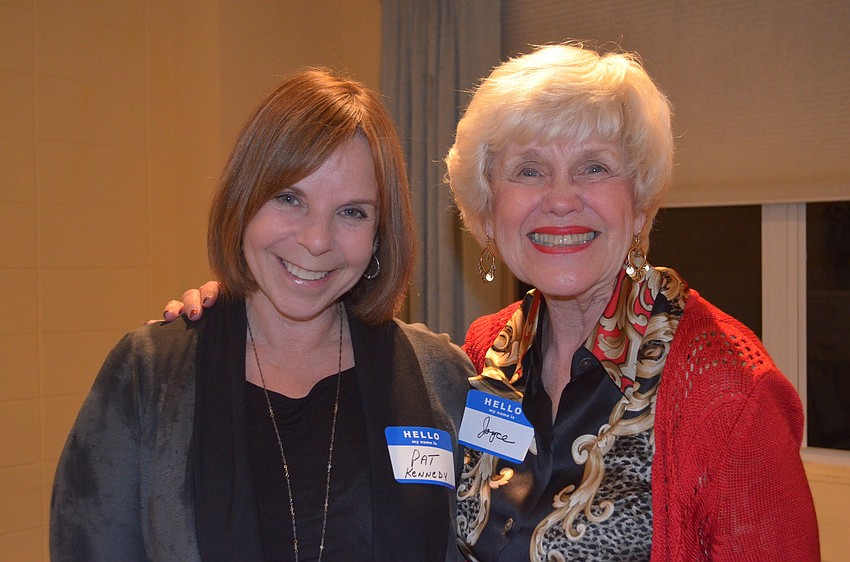 Pat Kennedy and Joyce Berk