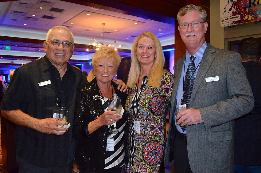 Dick and Margit Gravino with Susan Phillips and Steve Branham