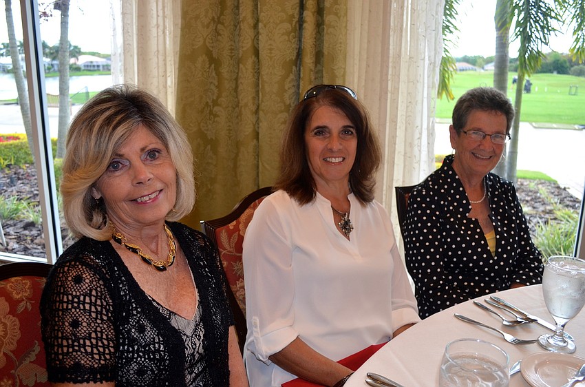 Diane McDonald, Irene Ras and June Oxner enjoy girl time.