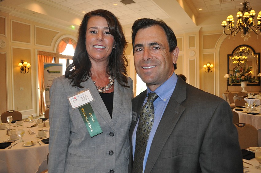 Kathleen Burrell of BMO Harris Bank and David Fink of Rogan & Associates