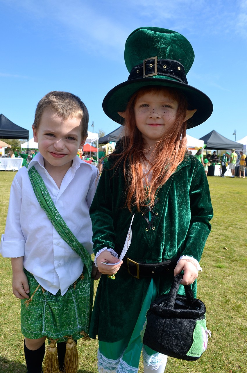 Liam Paxton, 4, with his sister, Zoey, 5.