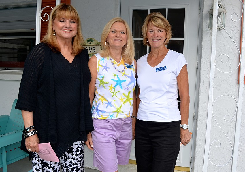 Hazel Wyatt, Barbara Milano and Marie Myers