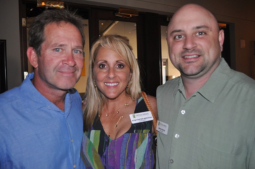 Brian Berceau with Payton Wright Foundation board members Kym Porter-Berceau and Brian Porter