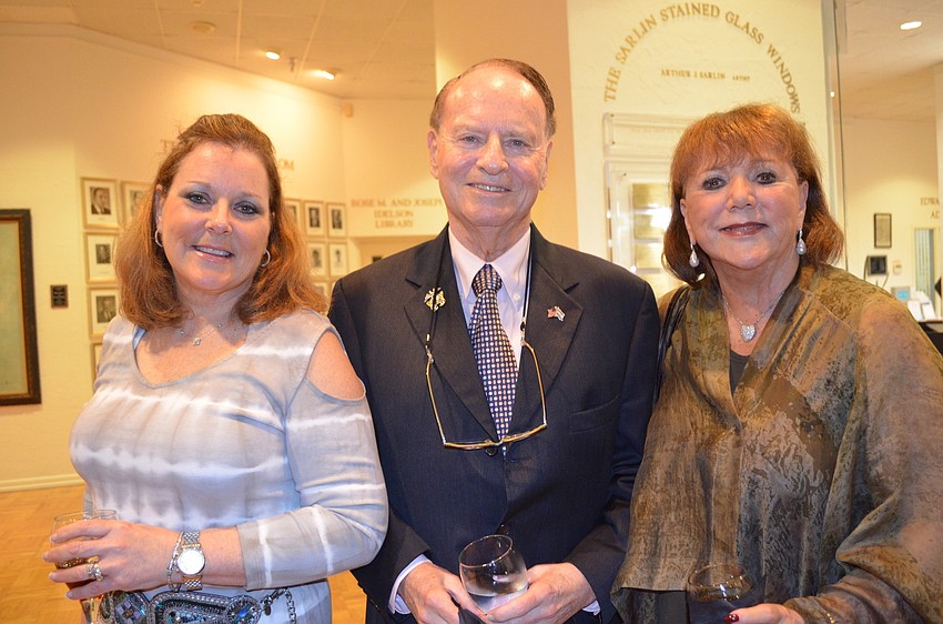 Caryn Cohen with Len and Helen Glasser