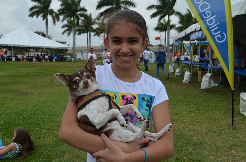 Katie Bonnici with Hasha