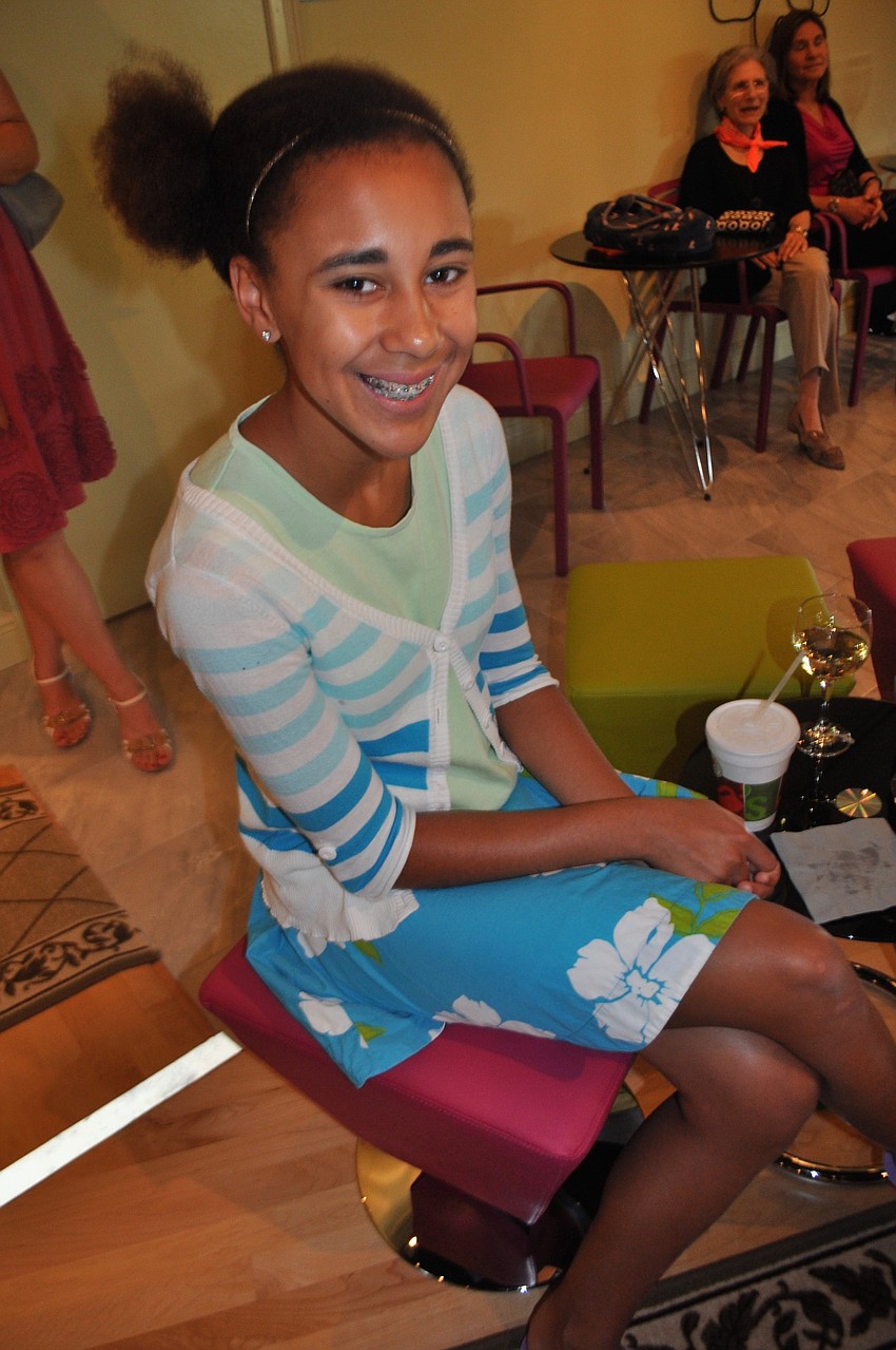 Lexi Myers, 13, attends The Out-of-Door Academy.