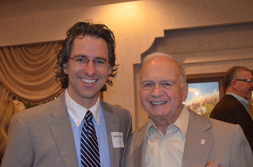 Rabbi Brenner Glickman with Skip Sack