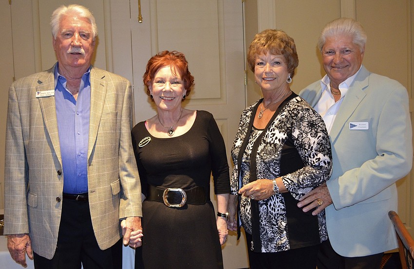 Doug and Mary Jean Mampe with Elaine Coulter and Richard Fountain