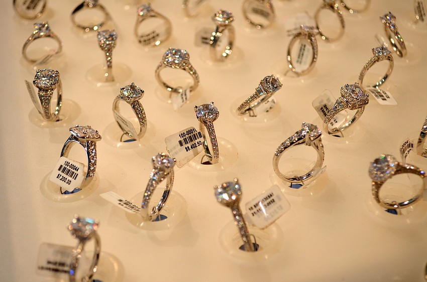 I Do Diamond Ring Boutique is home to an interactive ring display that allows customers to easily view and try on different styles of rings.