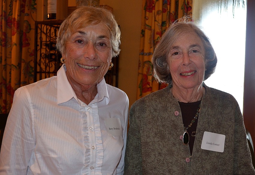 Betty Brudnick and Linda Cotter