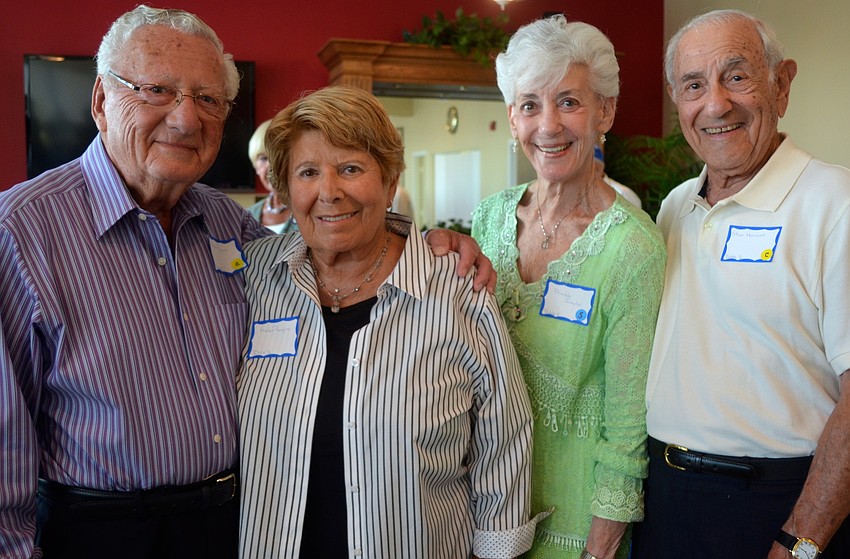 Abner and Helen Ragins with Budee Jacobs and Stan Horwich