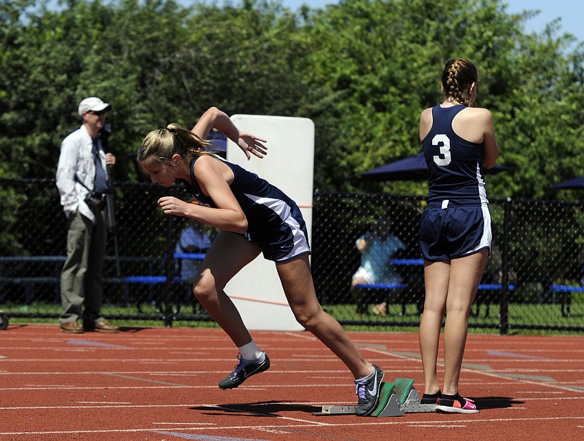 ODA freshman Chloe Ruppert finished fifth in the 400-meter dash in 1:12.45.