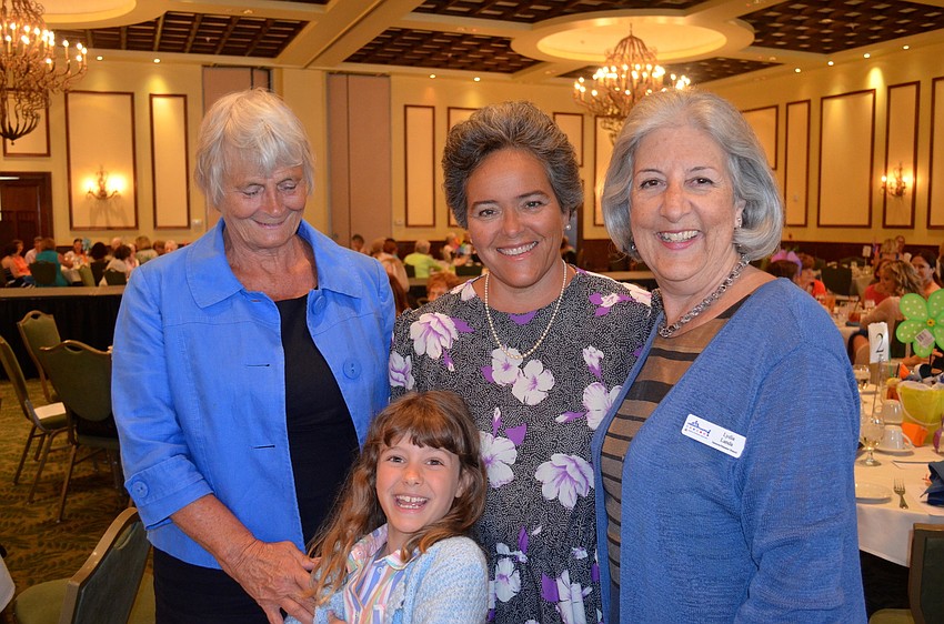 Penny Sequerra, Sheila Vincent, Lydia Landa and Leah Sequerra.