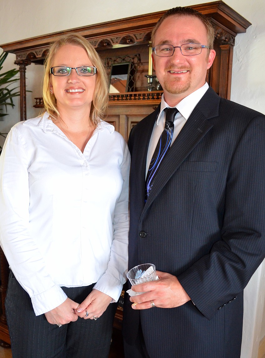 Architect Angela Kimich with her husband, Justin