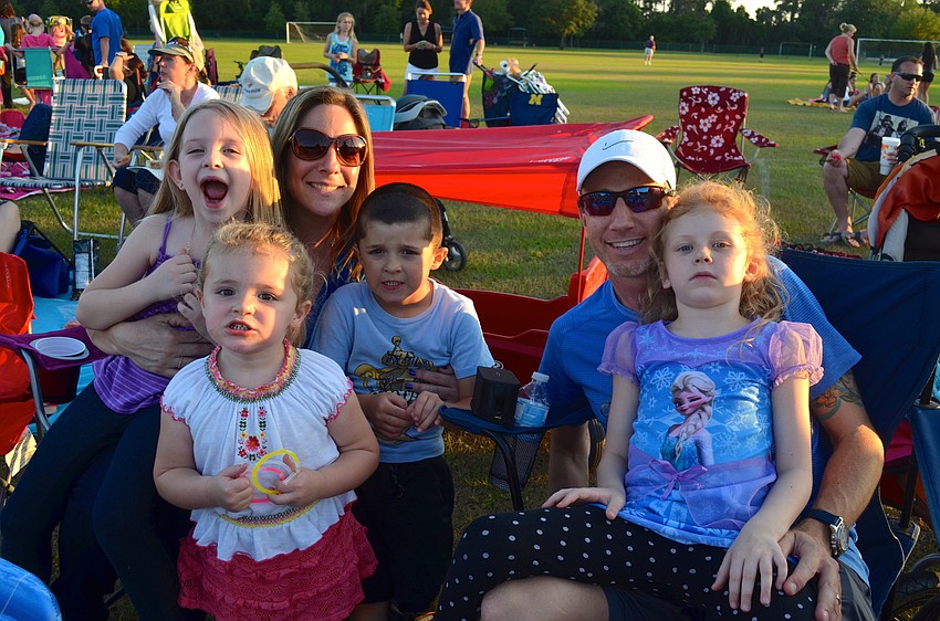 Piper and Shellie Taubert, Dylan Neuweiler, Jason and Daisy Quintal, and Brooklyn Neuweiler.