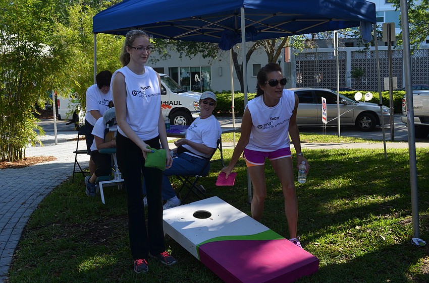 Elinor Garlington and April Woods