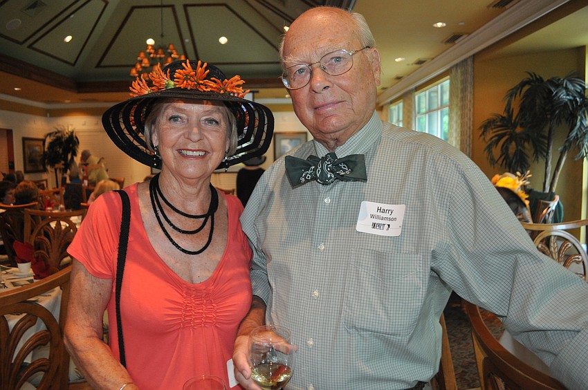 Helga and Harry Williamson traveled from downtown Sarasota to play golf.