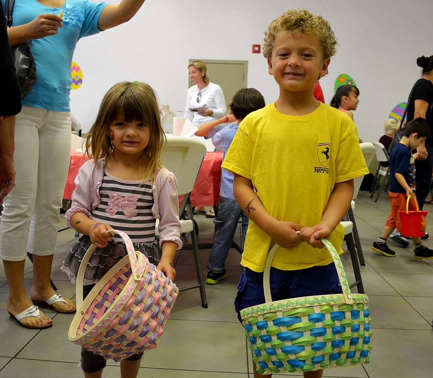 Sofia Krajewski and her brother, Daniel