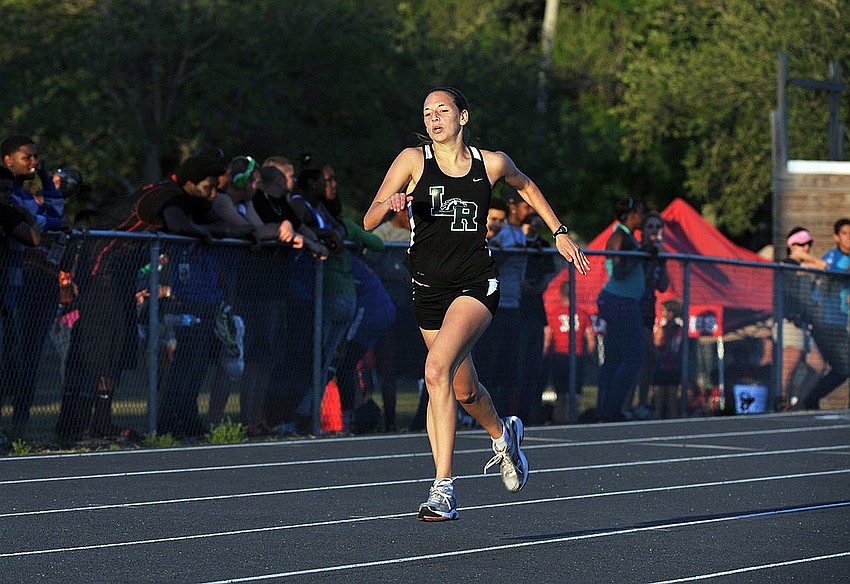 Lakewood Ranch senior Kristin Zarrella won Manatee County Championship titles in the 400, 800 and 1600.