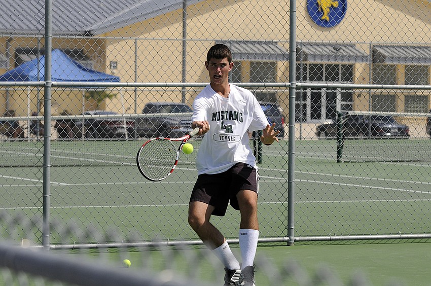 Jacques Swanepool played No. 2 doubles for Lakewood Ranch.