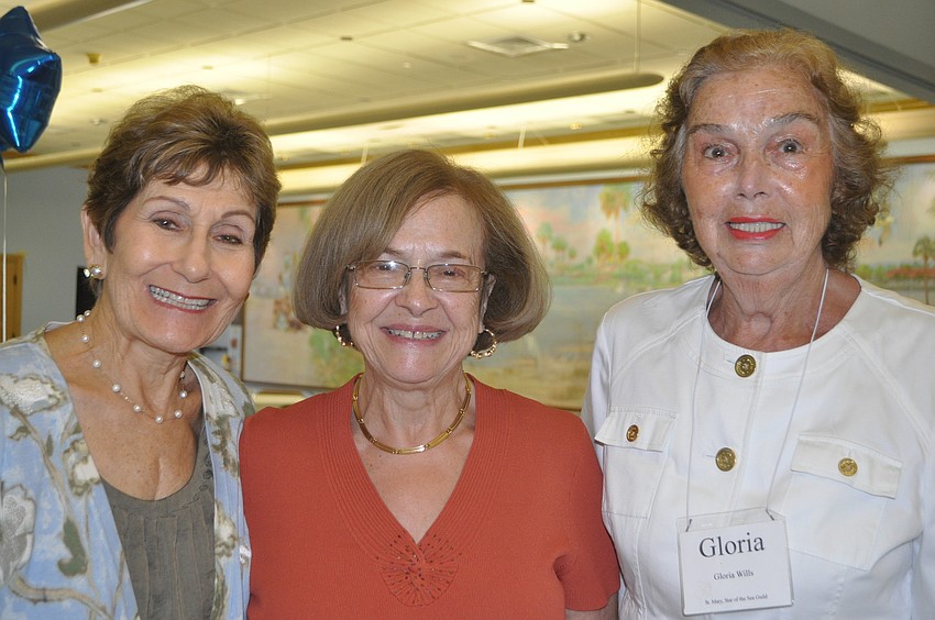 Jane Vorel, Rosella Quattrone and Gloria Wills