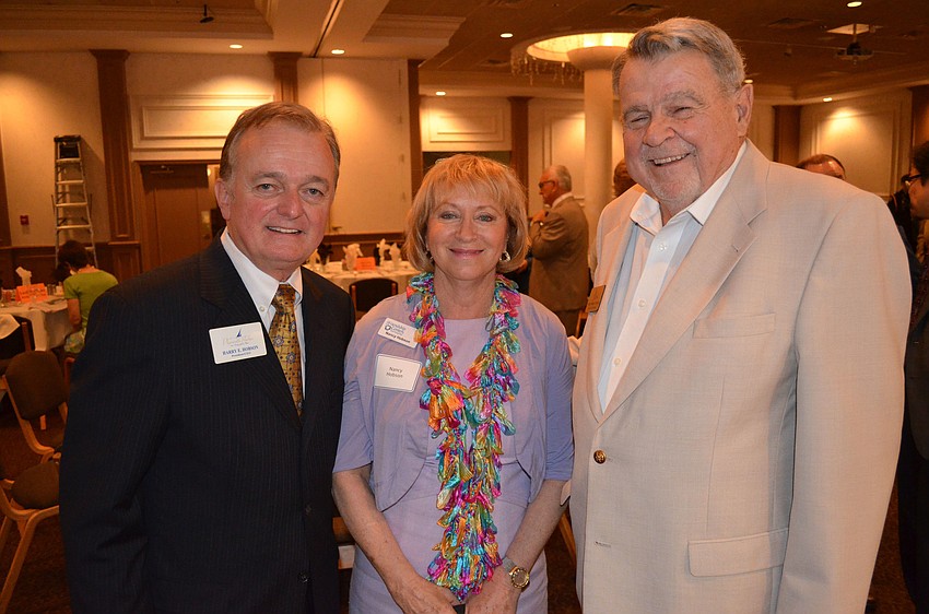 Harry and Nancy Hobson and George Manser