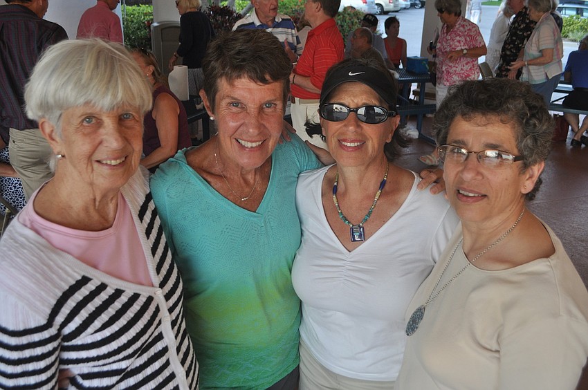 Sally Simmons, Judy LeWin, Pat Maxson and Wafa Danner