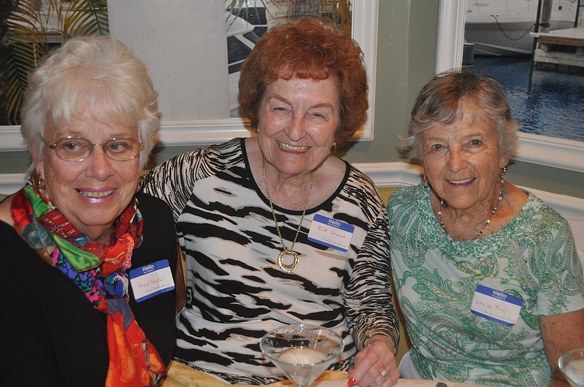 Hazel Steskal, Ruth Strauss and Louise Rich