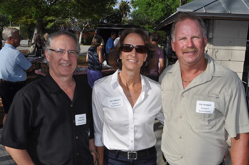 William Robertson with Lori and Jim Gabbert