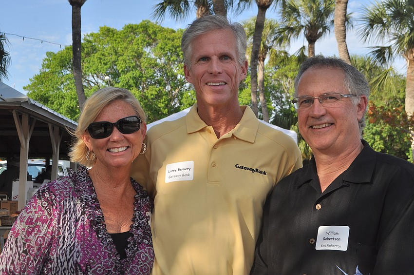 Debi and Larry Berkery with William Robertson