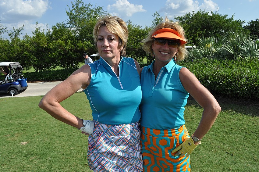 Cindy Marino of Right at Home and Pam McCurdy of McCurdyâ€™s Comedy Theatre