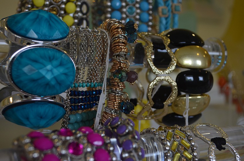 PJâ€™s Boutique set up an accessory table where ladies got a chance to purchase and browse through colorful jewelry.