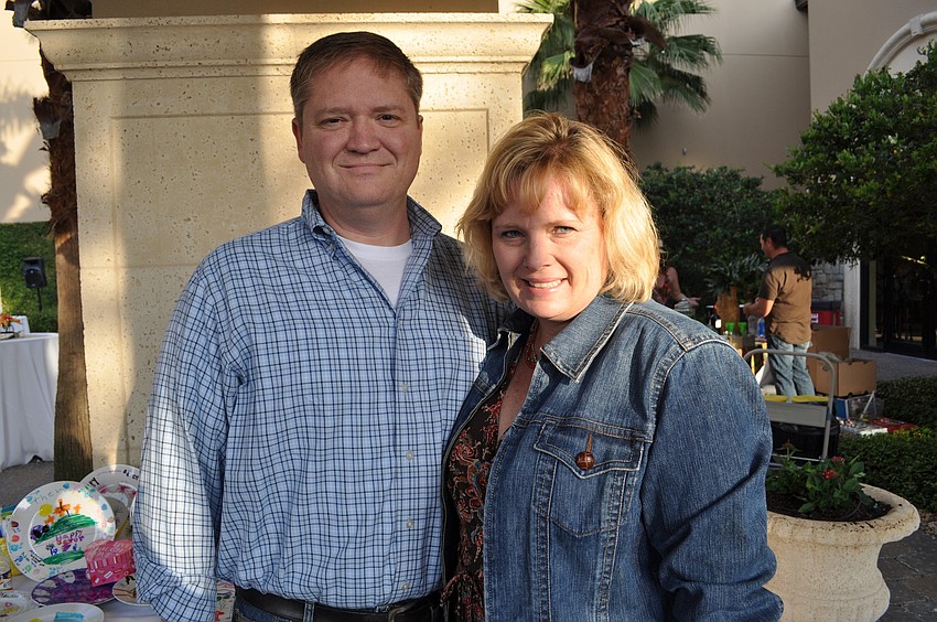 Dr. Guy and Jennifer Grimes; Guy is the principal at R.H. Prine Elementary and Jennifer is the assistant principal at Braden River Elementary.