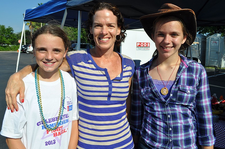 Braden River Middle School student spent time with her mom, Lisa, and friend, Michelle Sobolewski.
