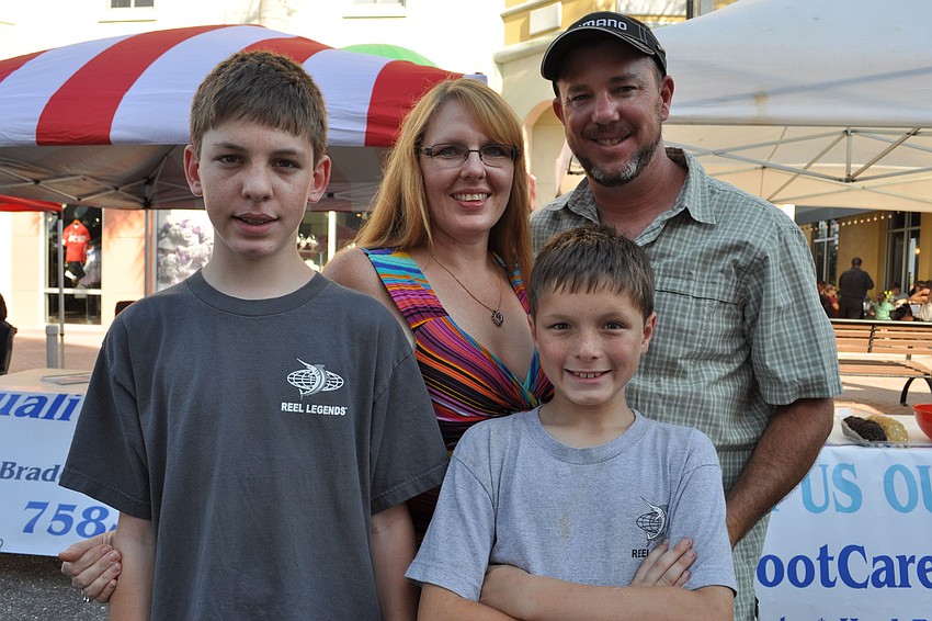 Ty, Michelle, Case and Casey Wilcox enjoyed time together.