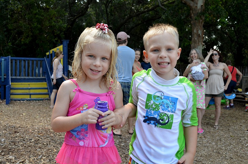 Michael Koch and his sister, Elizabeth