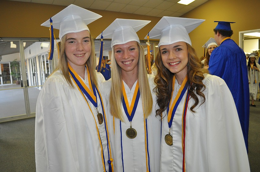 Jessica Rice, Erin Miller and Lauren Henry