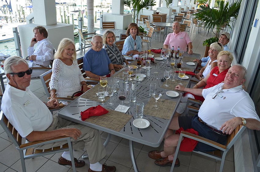 SYC members celebrated together: Joe and Rita Hart, Jim and Donnie Wilkes, Emmie and Ken Chapman, Herb and Sue Berman, and Janice and Joe Gian-Grasso