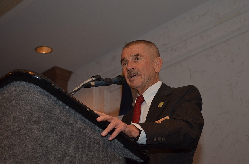 Founder and Headmaster of Sarasota Military Academy Daniel F. Kennedy thanks the organizations for the award and says he couldnâ€™t have done it without the hardworking students at Sarasota Military Academy.
