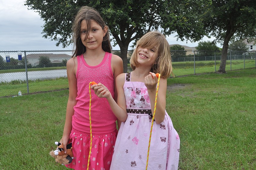 Lauren Silva and Kaitlyn Whipple jumped rope.