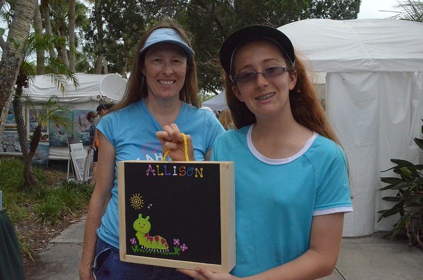 Roselyn Ward and her mother Laura Doughty bought this craft box for Ward's cousin.