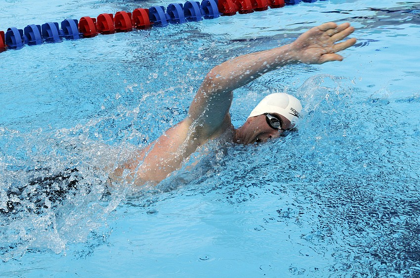 The United Statesâ€™ Shawn Oâ€™Leary races for home in the final 50 meters of the 200 IM.