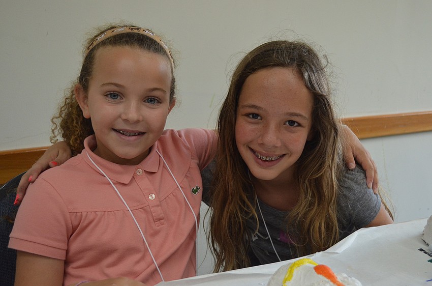 Elise Kelley 9, and Zoe Nikirk, 12