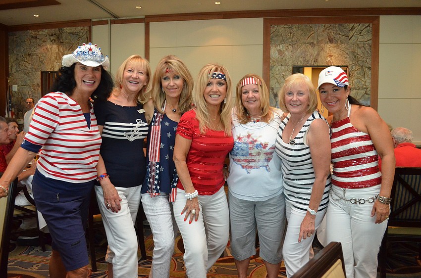 Sharon Wright, Sandy McAdaragh, Betty Pawlowitz, Patty Ayers, Judi Zirna, Barbara Sutton, and Sandra Ceshker